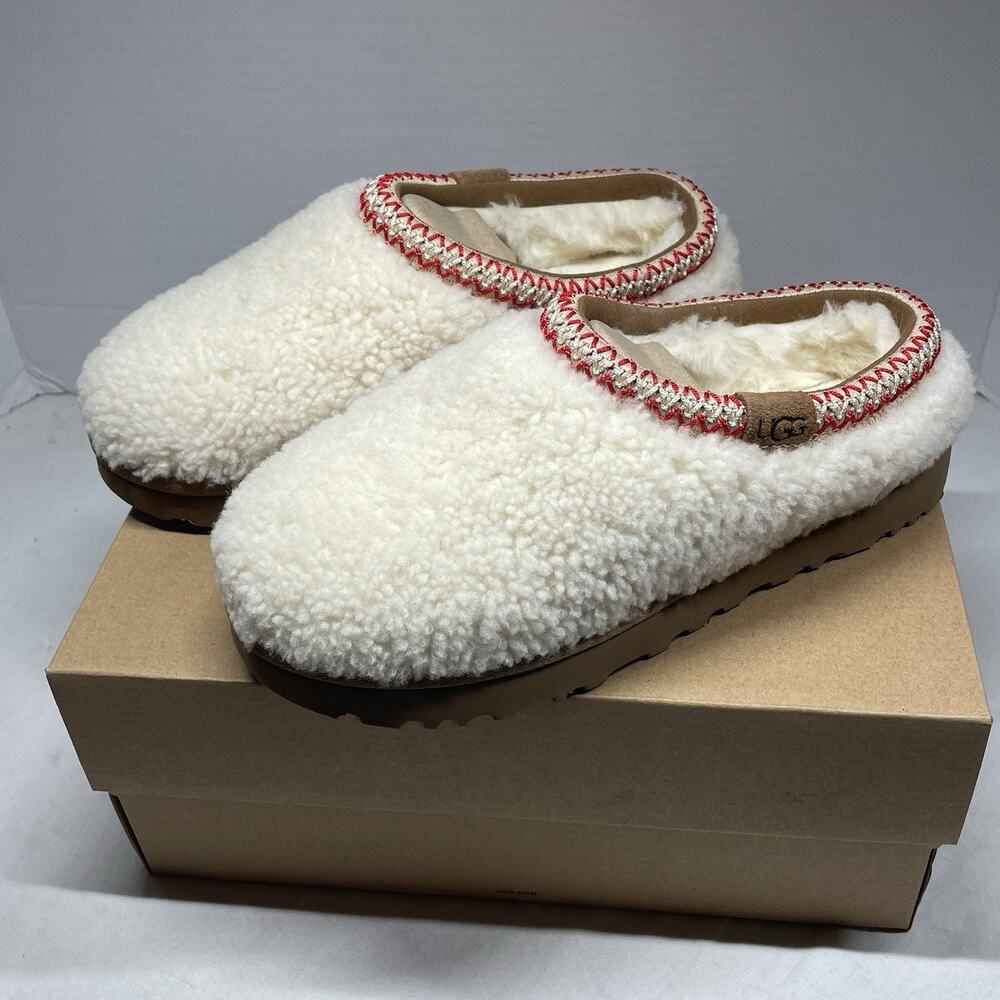 Ugg Tasman Maxi Curly Fluffy Slipper - Women's Size 8 - 1158356 - Natural - NEW!